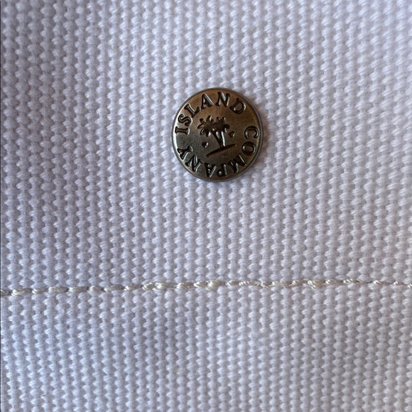 Island Company Large White and Pink Tote Bag - Picture 6 of 10